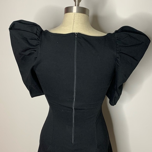 Oversized Sleeve Mini Dress - Picture 3 of 7